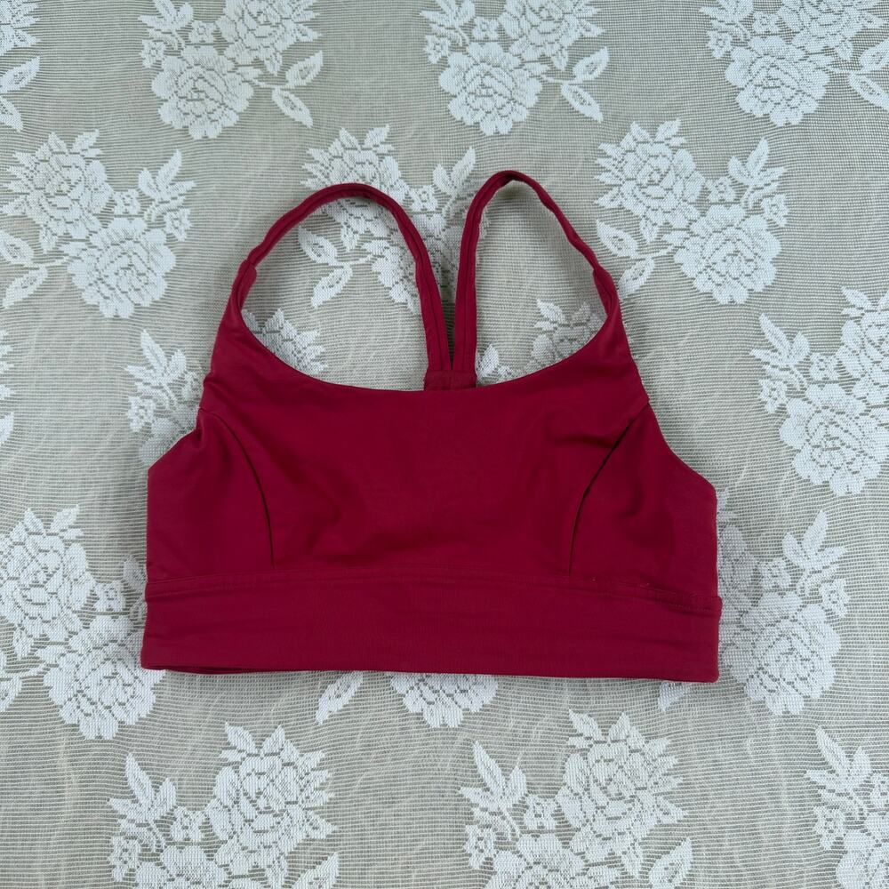Lululemon Red Strappy Sports Bra Size 6